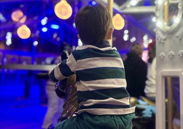 Carousel no mercado de Natal da Pampilhosa da Serra